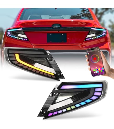 Amazon | スバル GH GRB系 5ドア用 インプレッサ ファイバーLEDテール